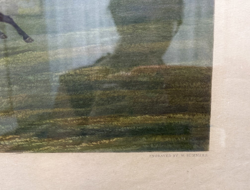 Pair of Hand-Colored Henry Alken 19th Century Racing Etchings Pair of Hand-Colored Henry Alken 19th Century Racing Etchings