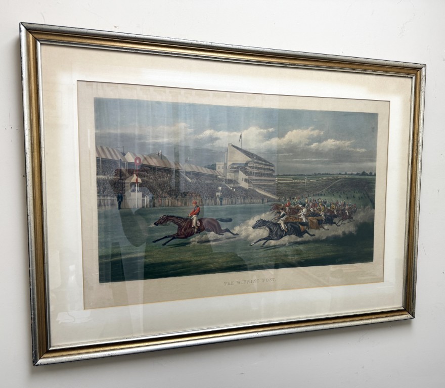 Pair of Hand-Colored Henry Alken 19th Century Racing Etchings Pair of Hand-Colored Henry Alken 19th Century Racing Etchings