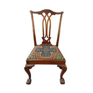 19th Century Solid Mahogany Side Chair