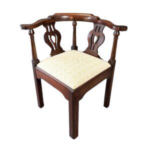 Solid Mahogany Corner Chair
