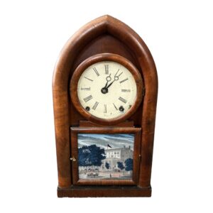 Early 1900s American Gothic Arch Mantel Clock