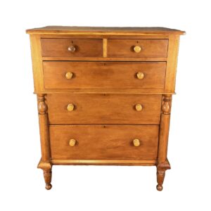 19th Century Five Drawer Mahogany Chest