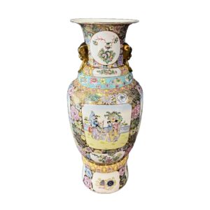 Monumental Oriental Porcelain Palace Vase