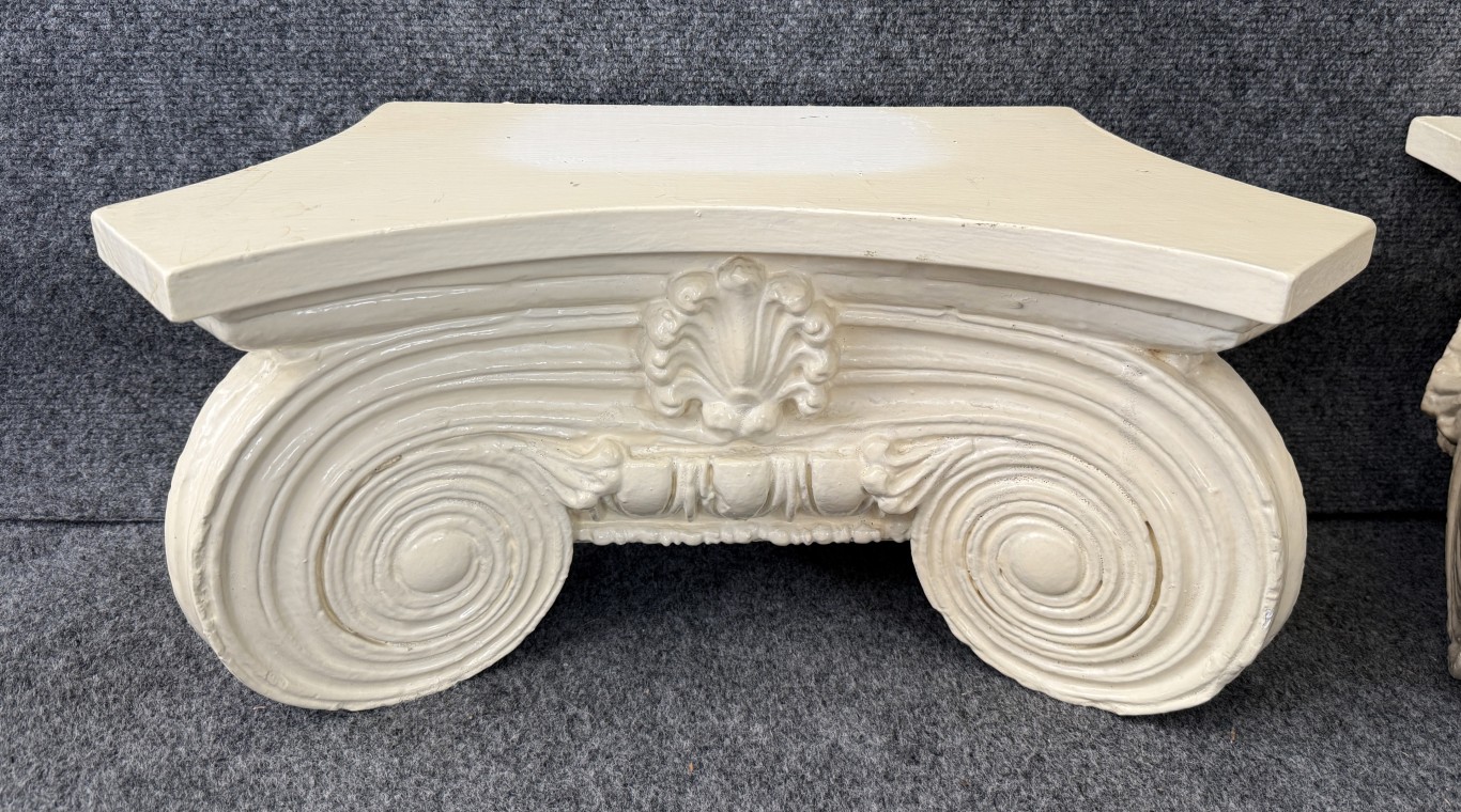 Pair of Architectural Wall Sconces/Shelves Pair of Architectural Wall Sconces/Shelves