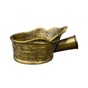 Vintage Chinese Brass Silk Iron