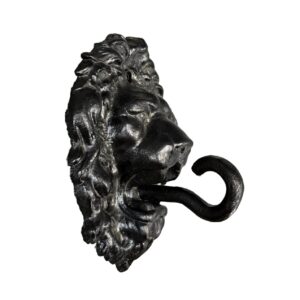 Vintage Cast Iron Lion Wall Hook