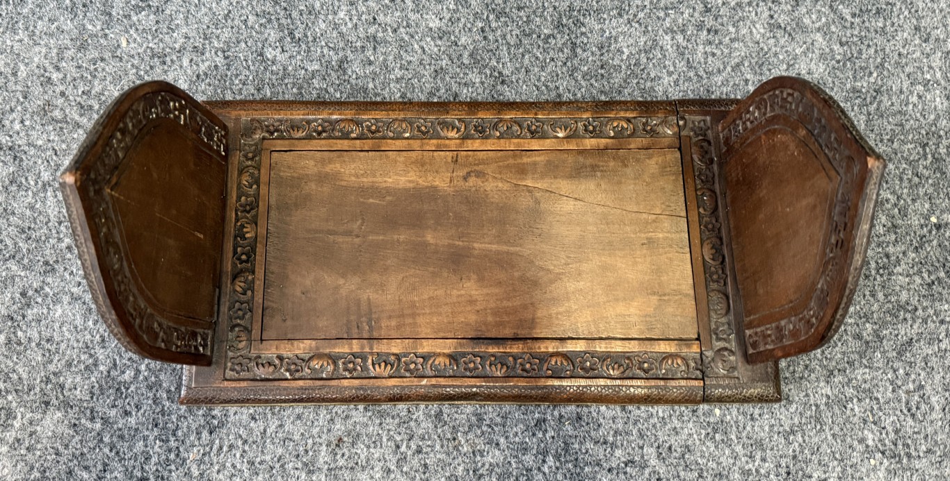 Early 1900's Mahogany Adjustable Bookends Early 1900's Mahogany Adjustable Bookends