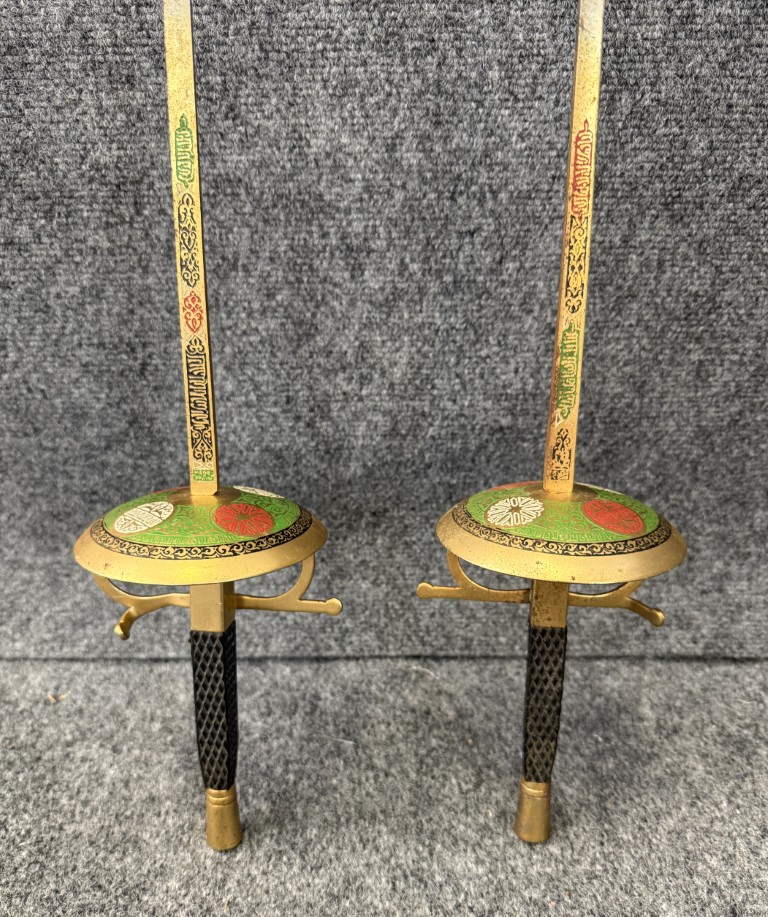 Pair of Vintage Spanish Fencing Swords Pair of Vintage Spanish Fencing Swords