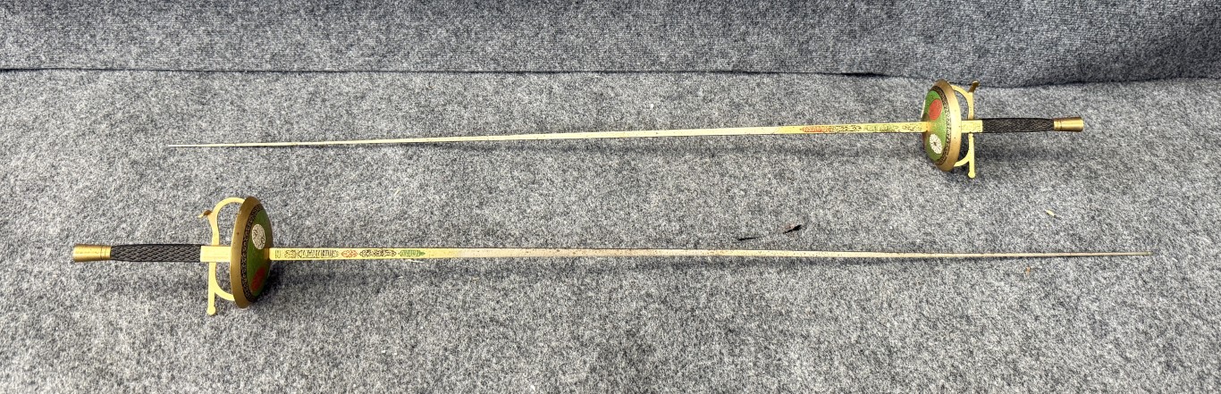 Pair of Vintage Spanish Fencing Swords Pair of Vintage Spanish Fencing Swords