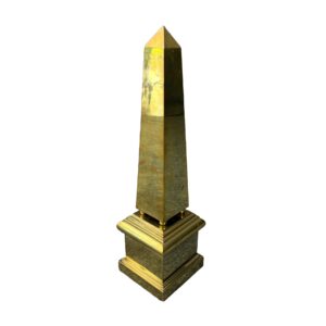 Vintage Brass Obelisk