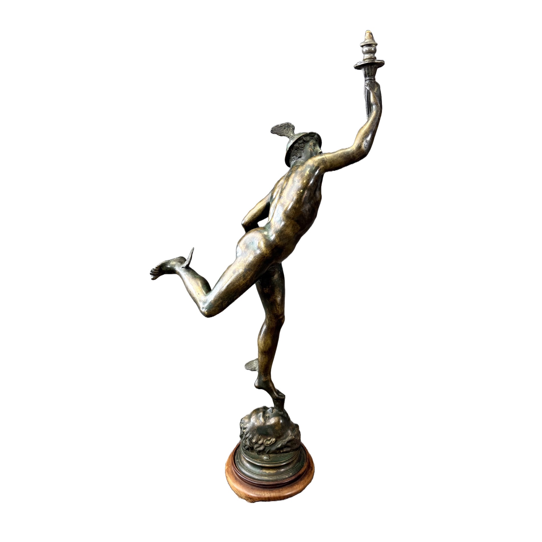 Vintage Bronze Sculpture of Mercury Vintage Bronze Sculpture of Mercury