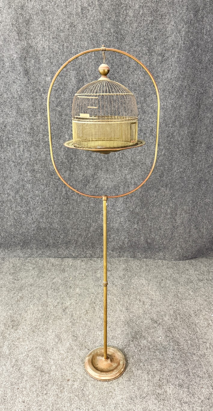 Early 1900's Solid Brass Birdcage Early 1900's Solid Brass Birdcage