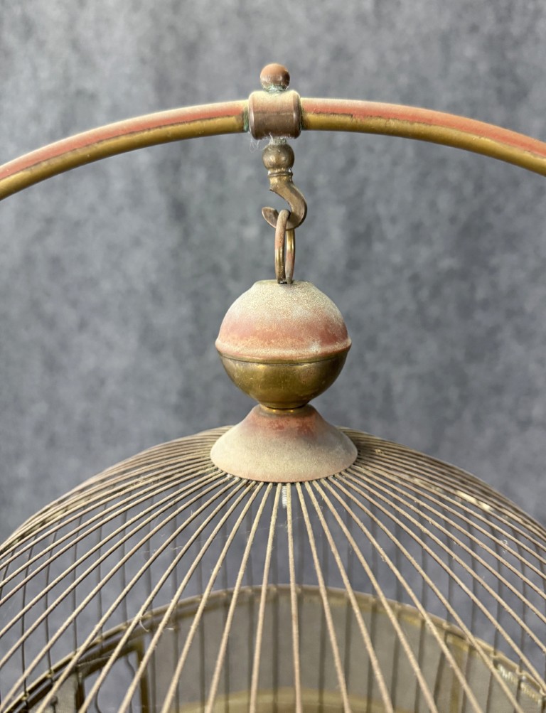 Early 1900's Solid Brass Birdcage Early 1900's Solid Brass Birdcage