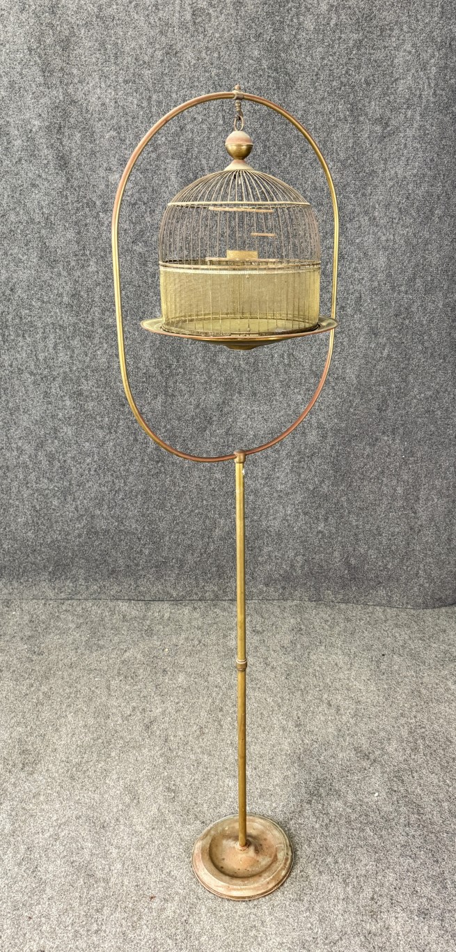 Early 1900's Solid Brass Birdcage Early 1900's Solid Brass Birdcage