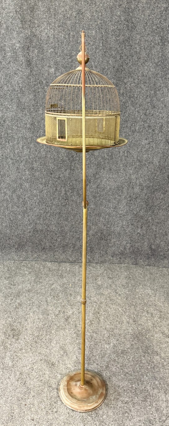 Early 1900's Solid Brass Birdcage Early 1900's Solid Brass Birdcage