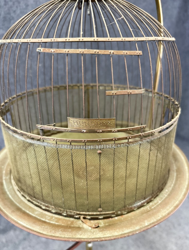 Early 1900's Solid Brass Birdcage Early 1900's Solid Brass Birdcage