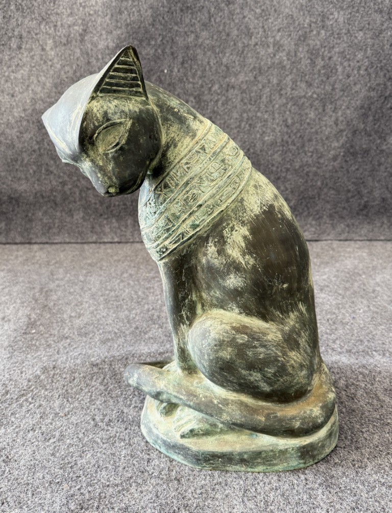 Sculpture of Egyptian Goddess Bastet as Cat Sculpture of Egyptian Goddess Bastet as Cat
