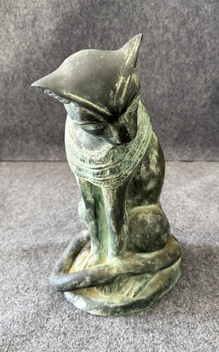 Sculpture of Egyptian Goddess Bastet as Cat Sculpture of Egyptian Goddess Bastet as Cat