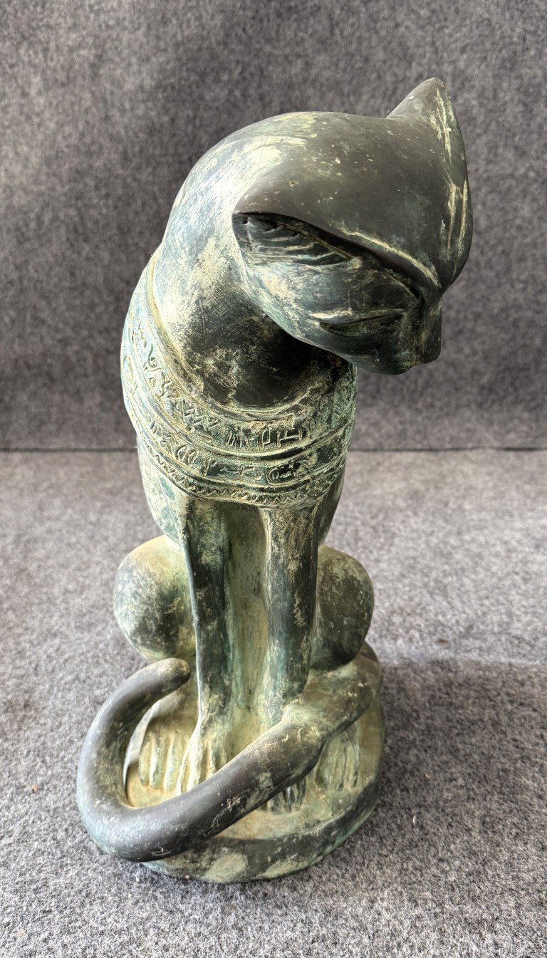 Sculpture of Egyptian Goddess Bastet as Cat Sculpture of Egyptian Goddess Bastet as Cat