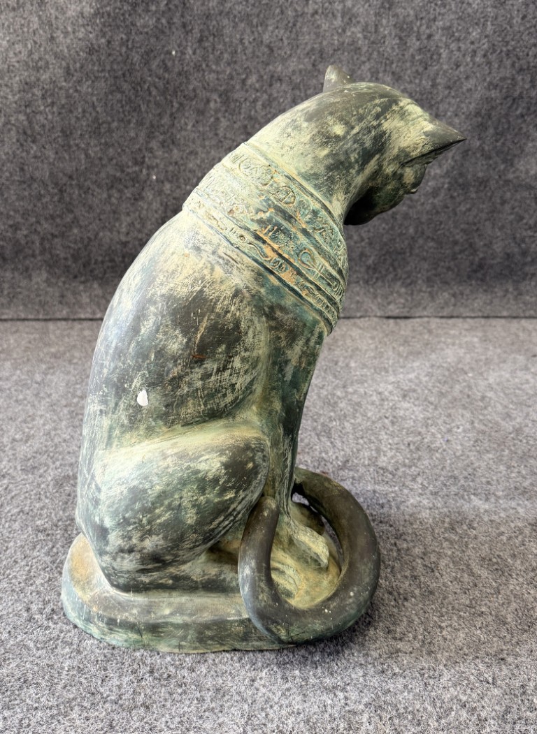 Sculpture of Egyptian Goddess Bastet as Cat Sculpture of Egyptian Goddess Bastet as Cat