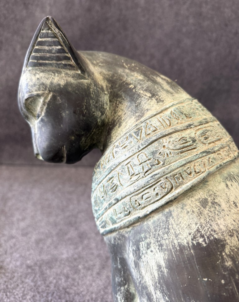 Sculpture of Egyptian Goddess Bastet as Cat Sculpture of Egyptian Goddess Bastet as Cat