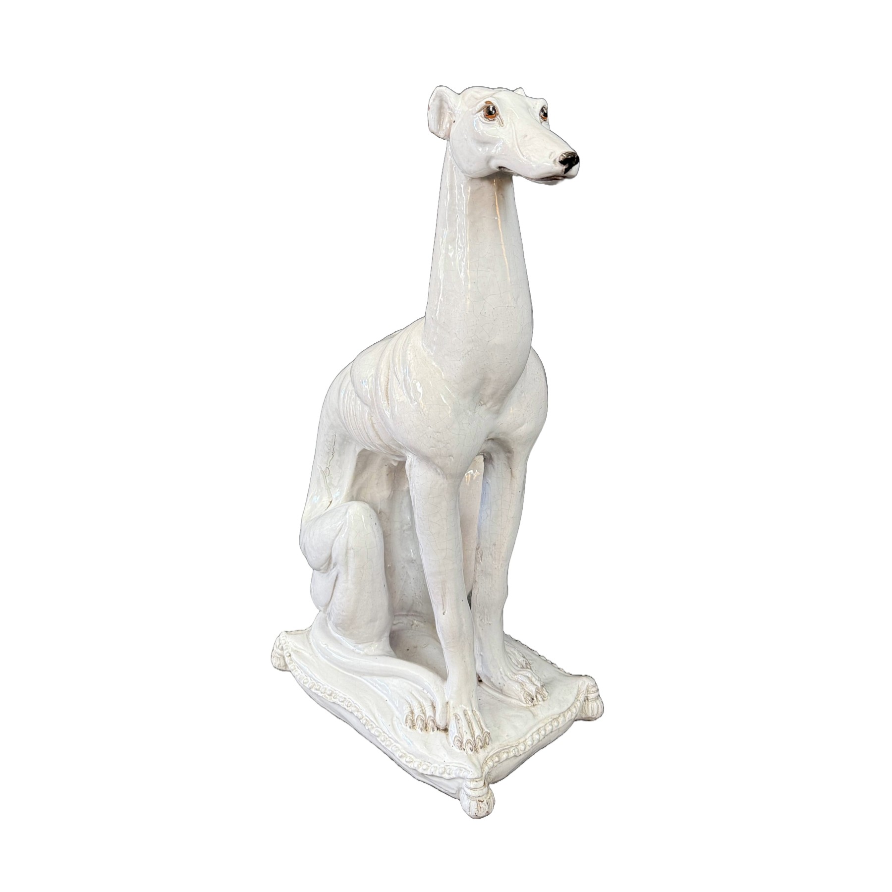 Ethan Allen Italian-Made Porcelain Greyhound Ethan Allen Italian-Made Porcelain Greyhound