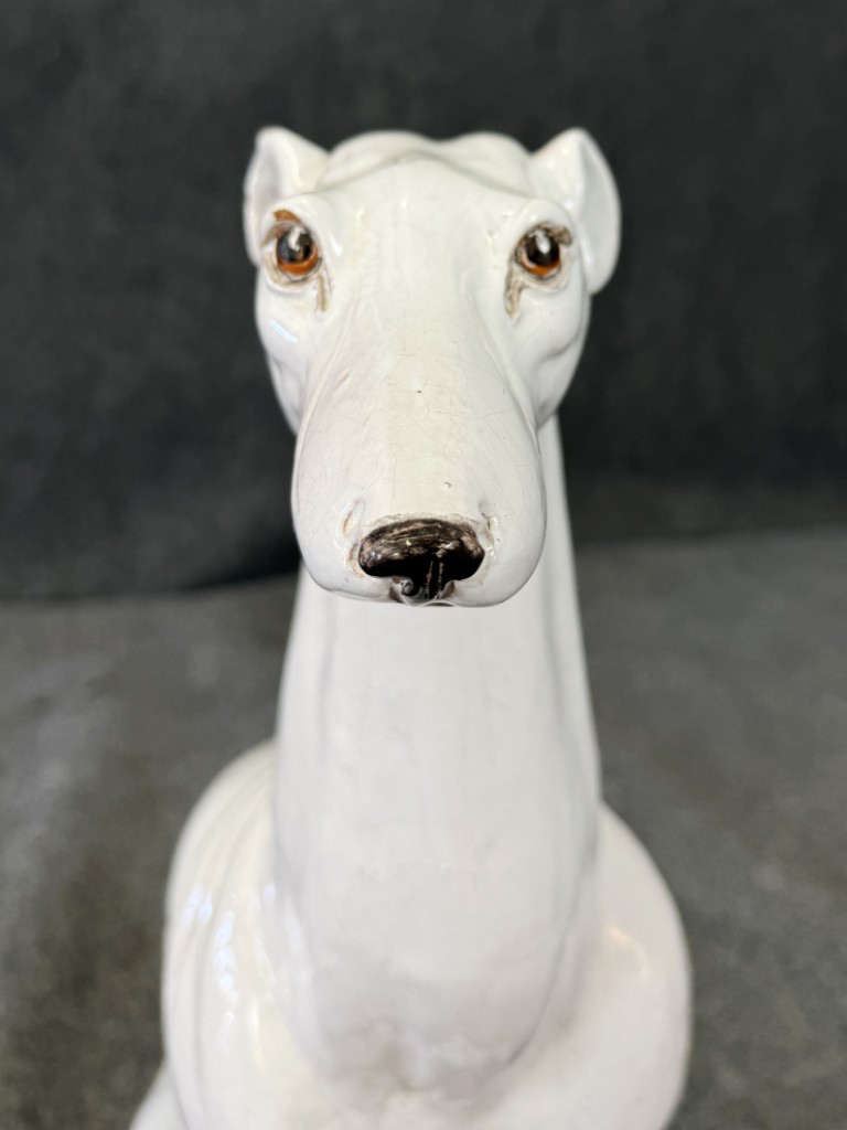 Ethan Allen Italian-Made Porcelain Greyhound Ethan Allen Italian-Made Porcelain Greyhound