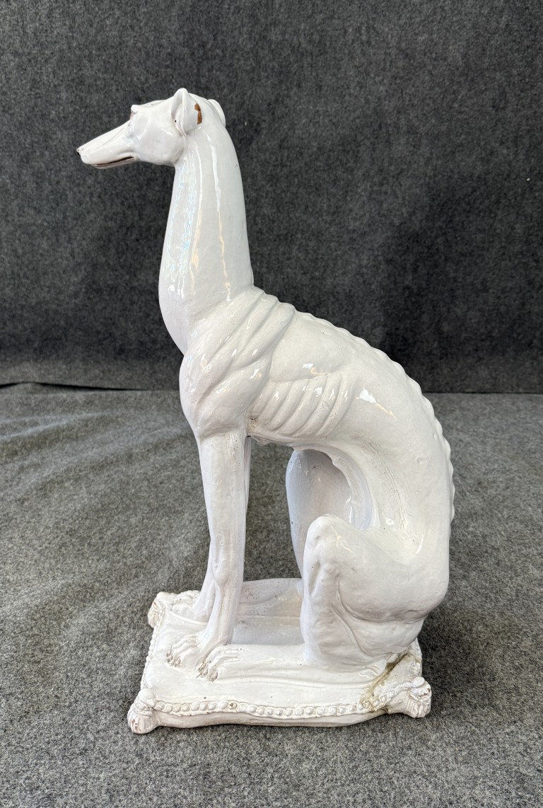 Ethan Allen Italian-Made Porcelain Greyhound Ethan Allen Italian-Made Porcelain Greyhound