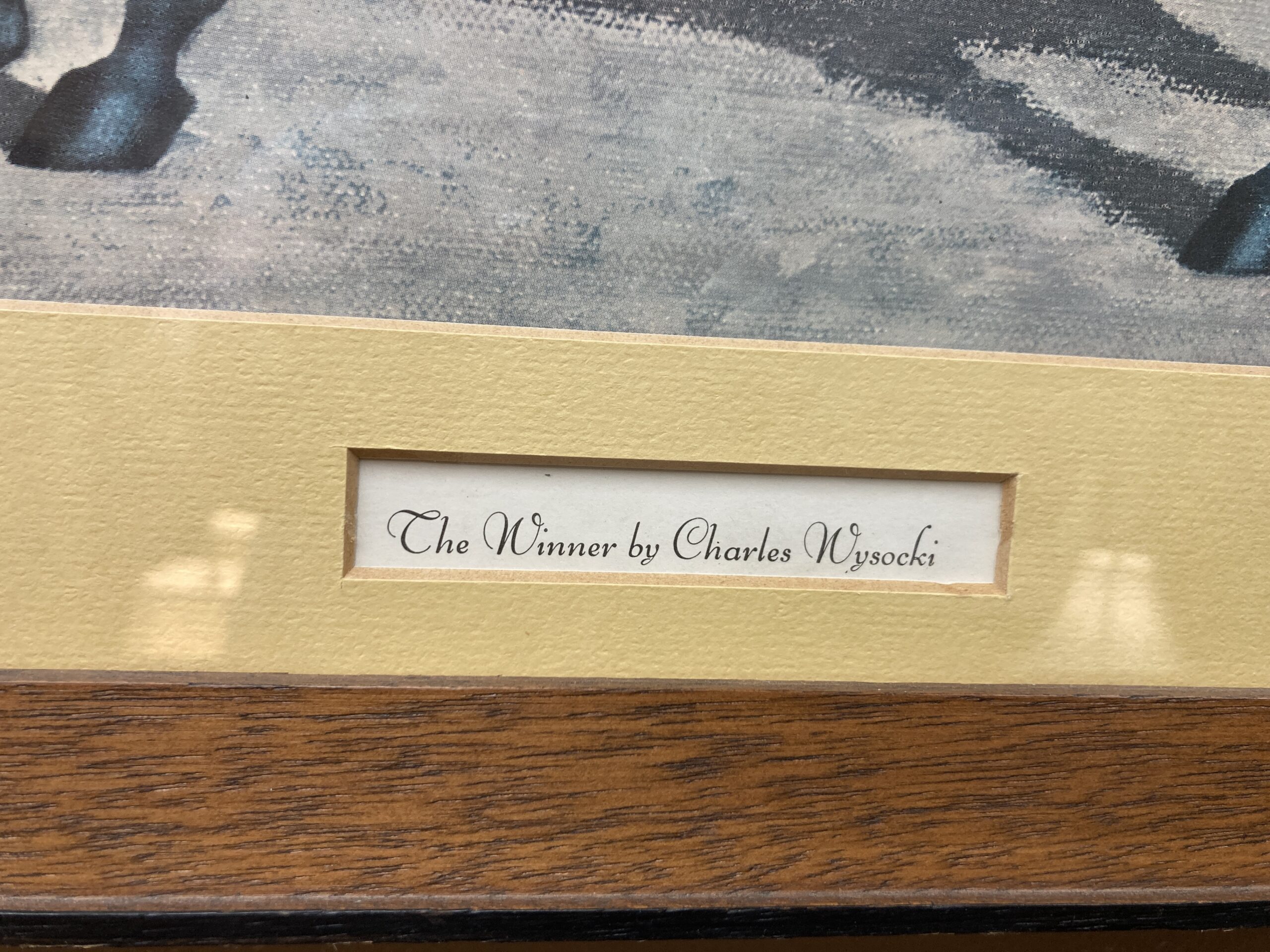 'The Winner' Print by Charles Wysocki 'The Winner' Print by Charles Wysocki