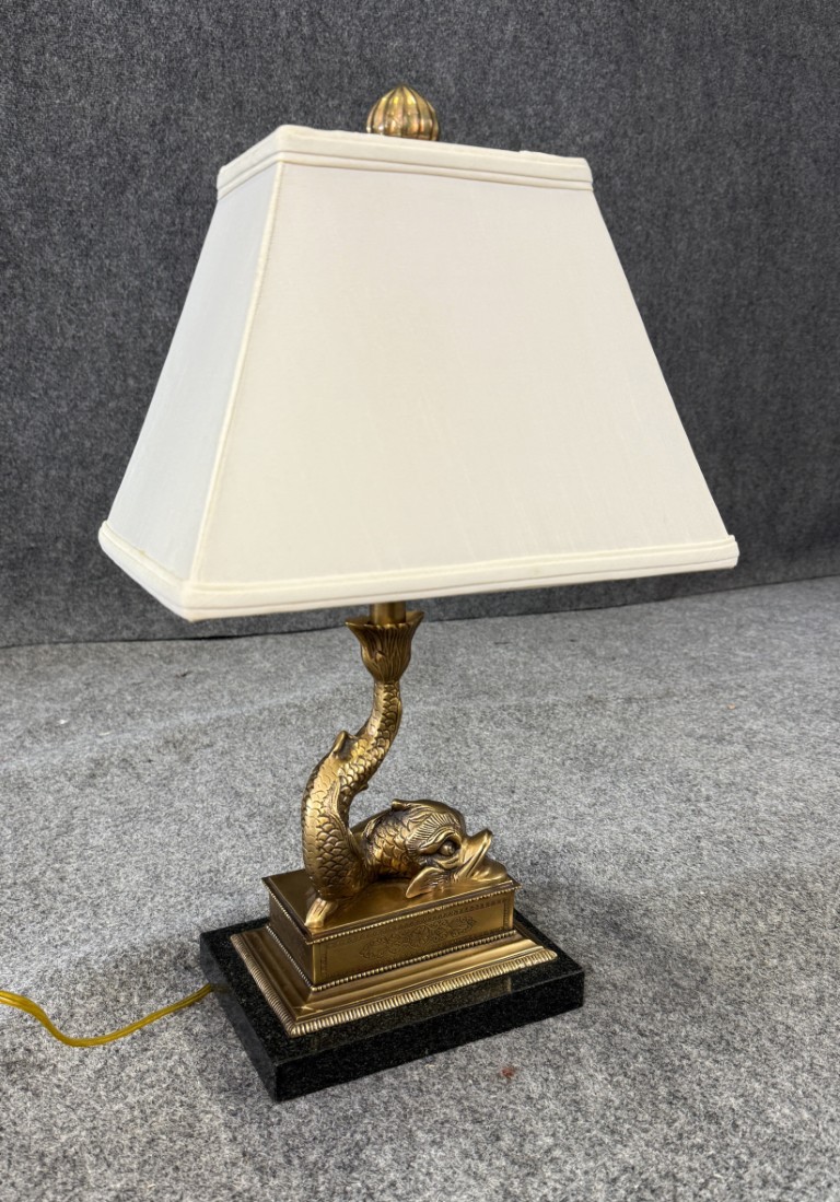 Wildwood Brass Fish-Themed Lamp Wildwood Brass Fish-Themed Lamp