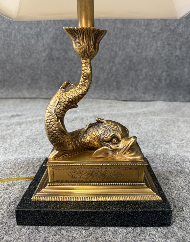 Wildwood Brass Fish-Themed Lamp Wildwood Brass Fish-Themed Lamp