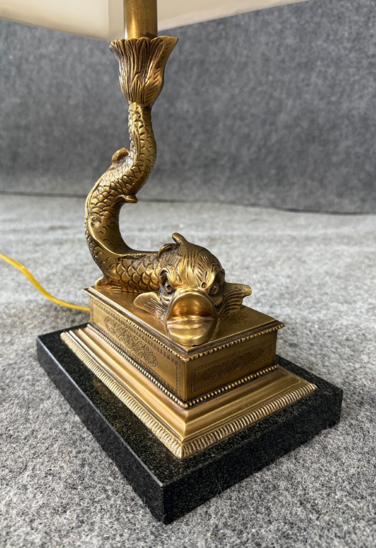 Wildwood Brass Fish-Themed Lamp Wildwood Brass Fish-Themed Lamp