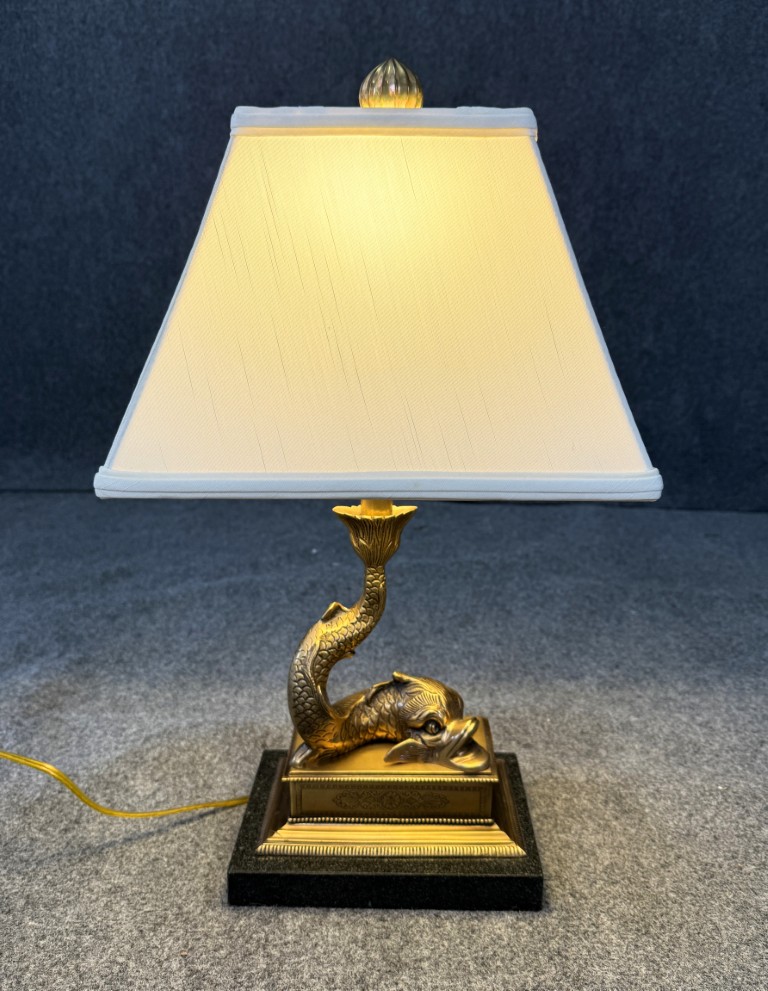 Wildwood Brass Fish-Themed Lamp Wildwood Brass Fish-Themed Lamp