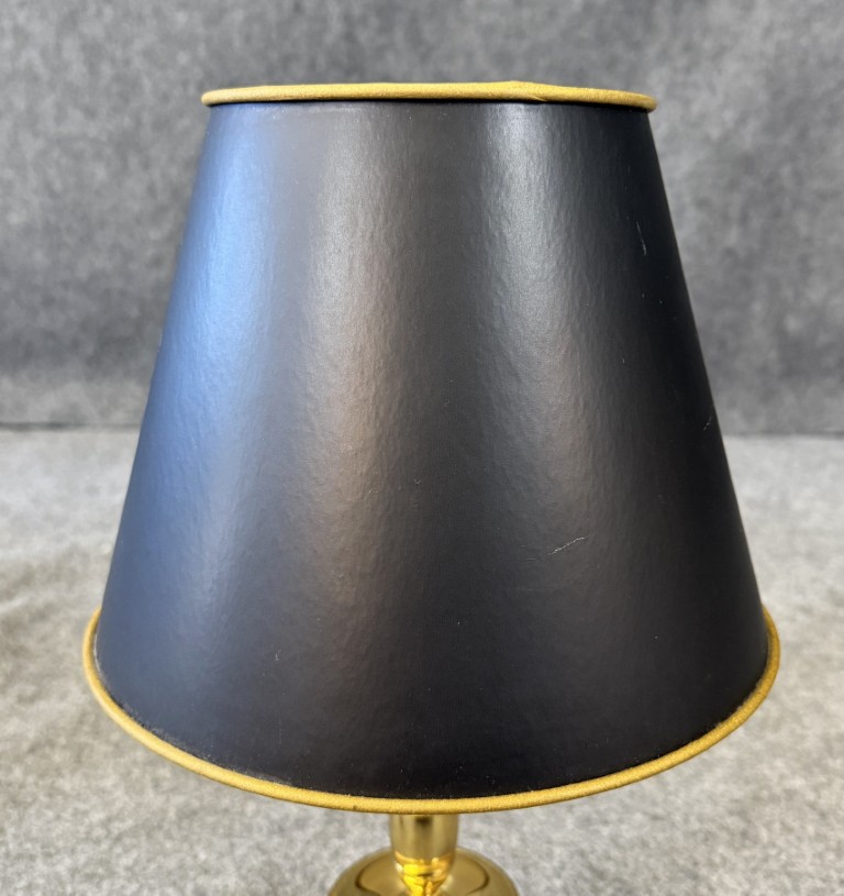 Baldwin Solid Brass Table Lamp & Shade Baldwin Solid Brass Table Lamp & Shade