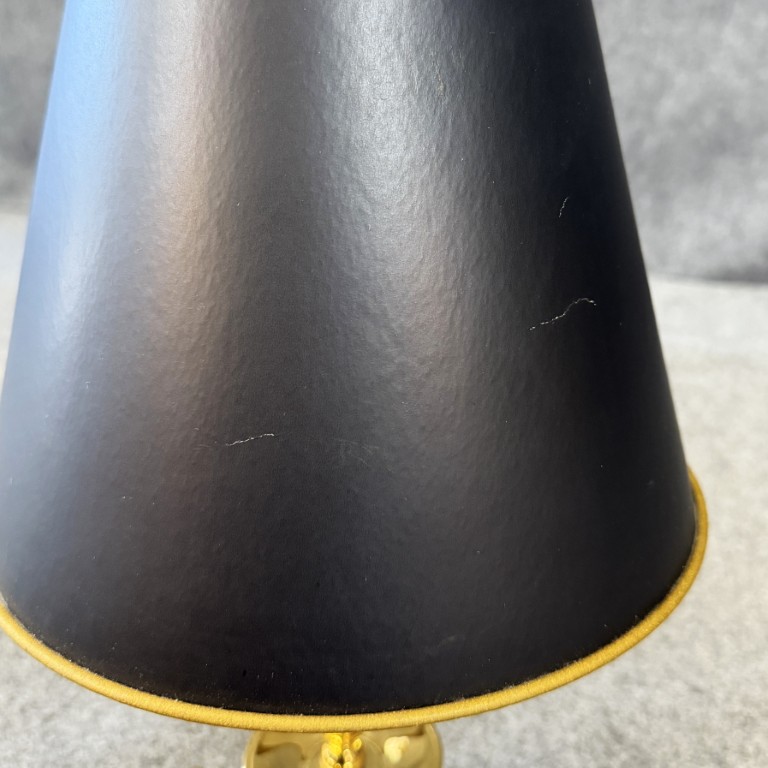 Baldwin Solid Brass Table Lamp & Shade Baldwin Solid Brass Table Lamp & Shade
