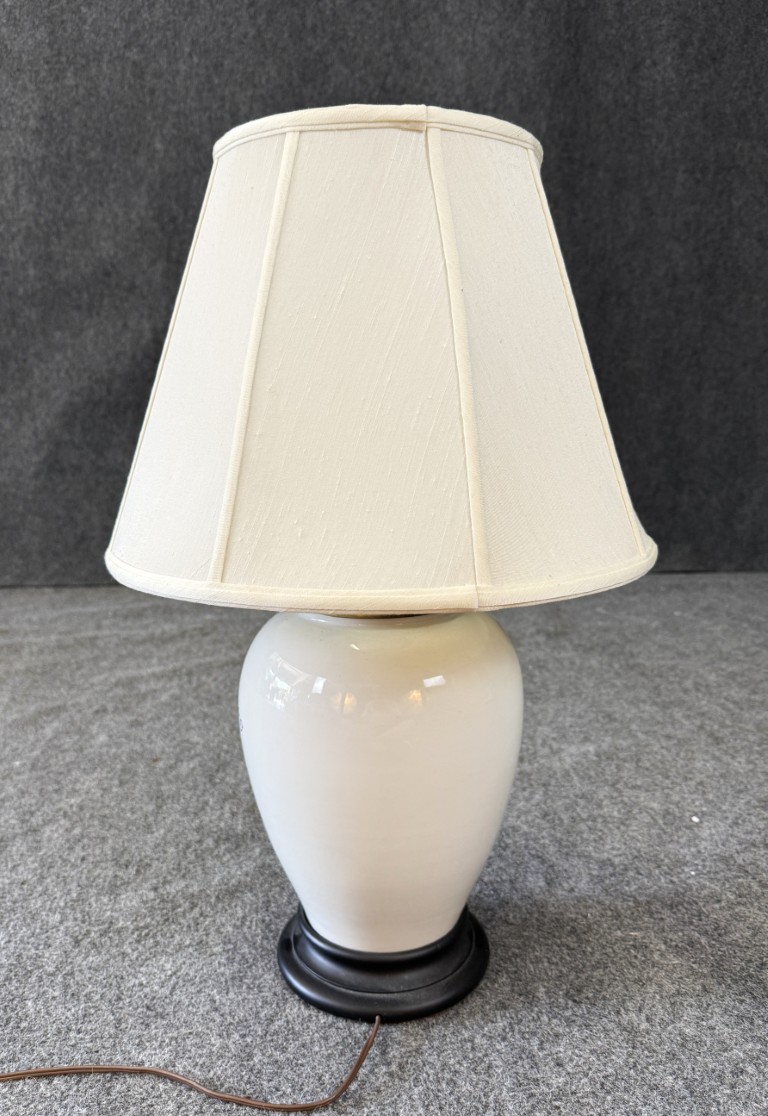Carolina Blue & White Table Lamp & Shade Carolina Blue & White Table Lamp & Shade