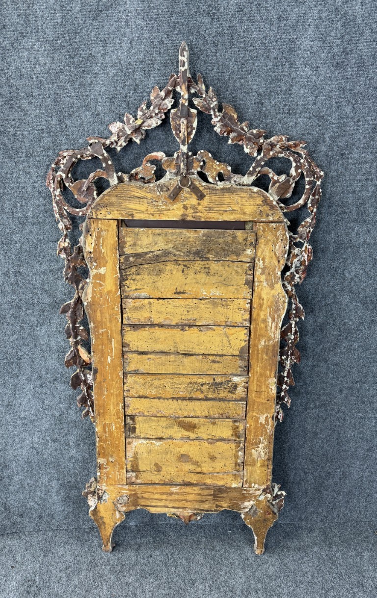 19th Century Gilt Floral Acanthus Wall Mirror 19th Century Gilt Floral Acanthus Wall Mirror