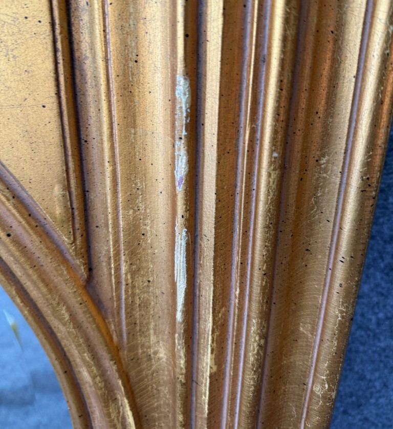 New Bettis Brooke Mirrors Arched Beveled Mirror in Gold Frame New Bettis Brooke Mirrors Arched Beveled Mirror in Gold Frame