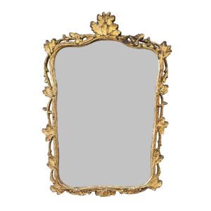 Turner 1960s Gilded Branch and Leaf Wall Mirror