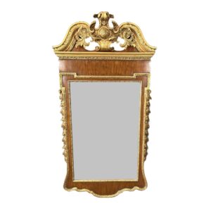 Friedman Brothers Colonial Williamsburg Walnut & Gold Gilt Mirror