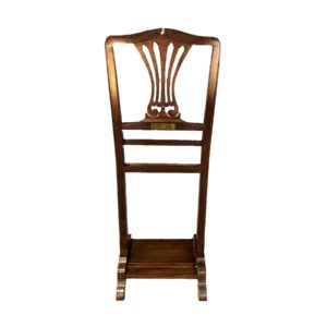Vintage Solid Mahogany Valet Stand