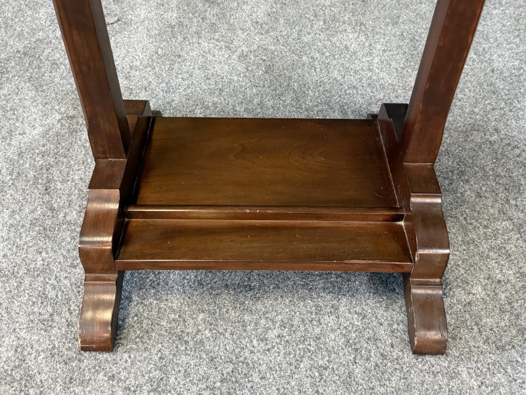 Vintage Solid Mahogany Valet Stand Vintage Solid Mahogany Valet Stand