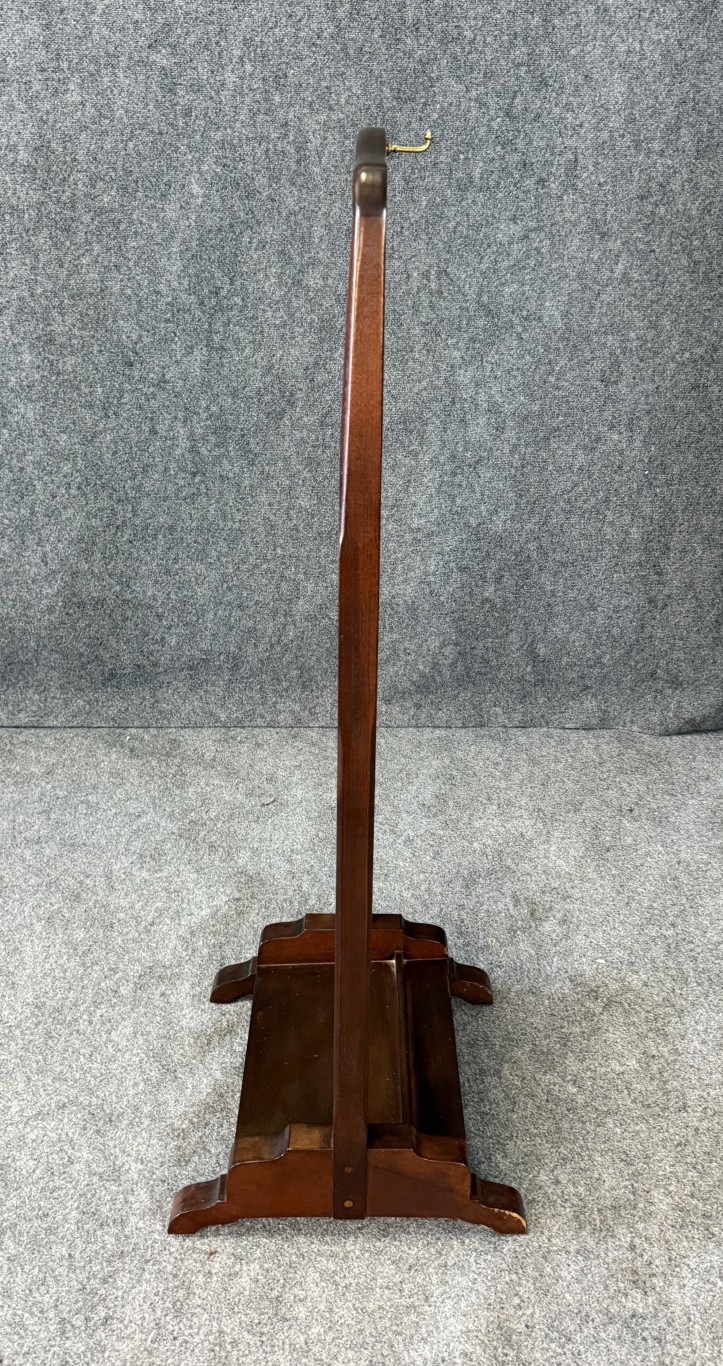 Vintage Solid Mahogany Valet Stand Vintage Solid Mahogany Valet Stand