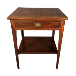 Craftique Solid Mahogany One Drawer Side Table