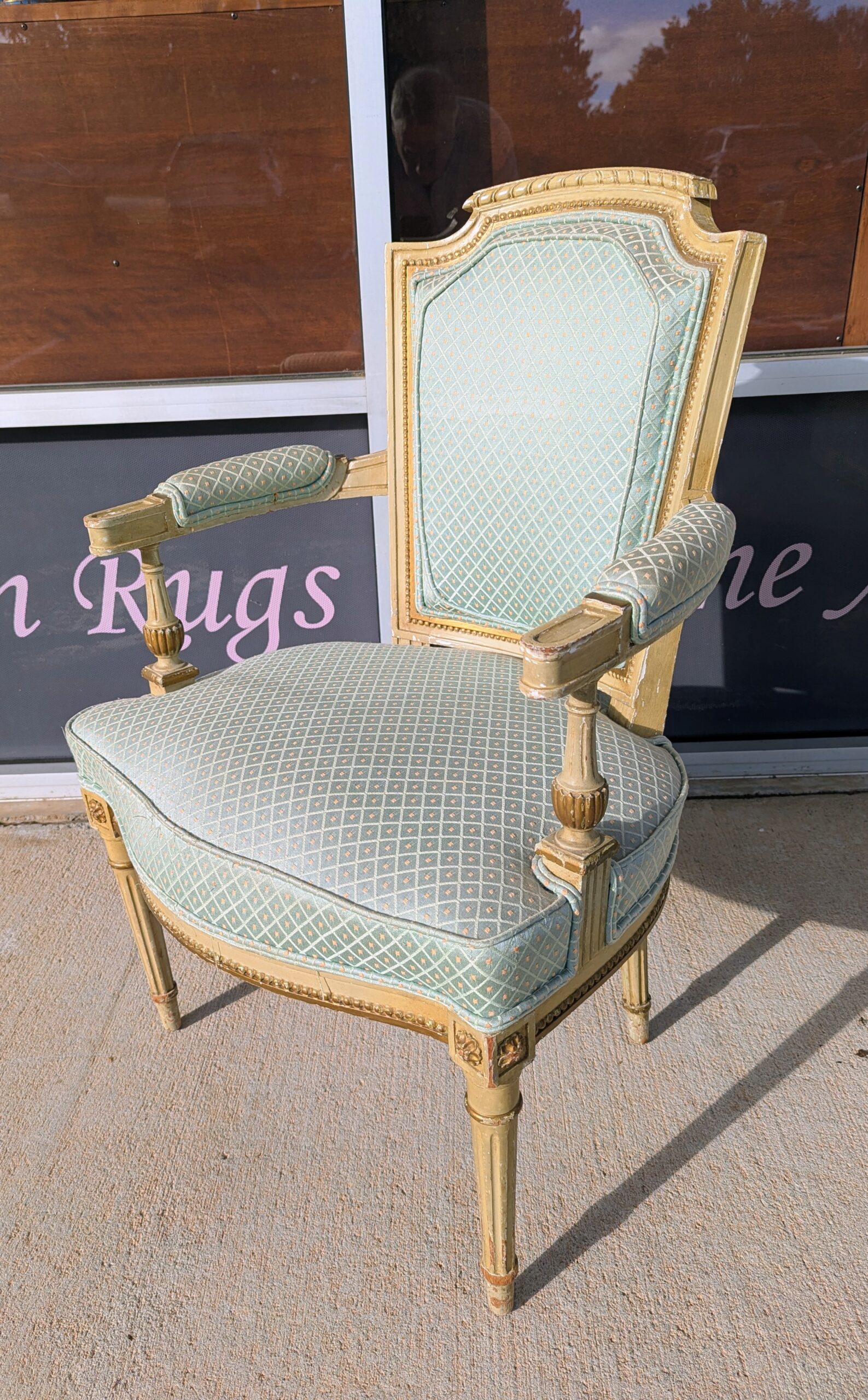 Pair Of Louis XVI Style Armchairs Pair Of Louis XVI Style Armchairs