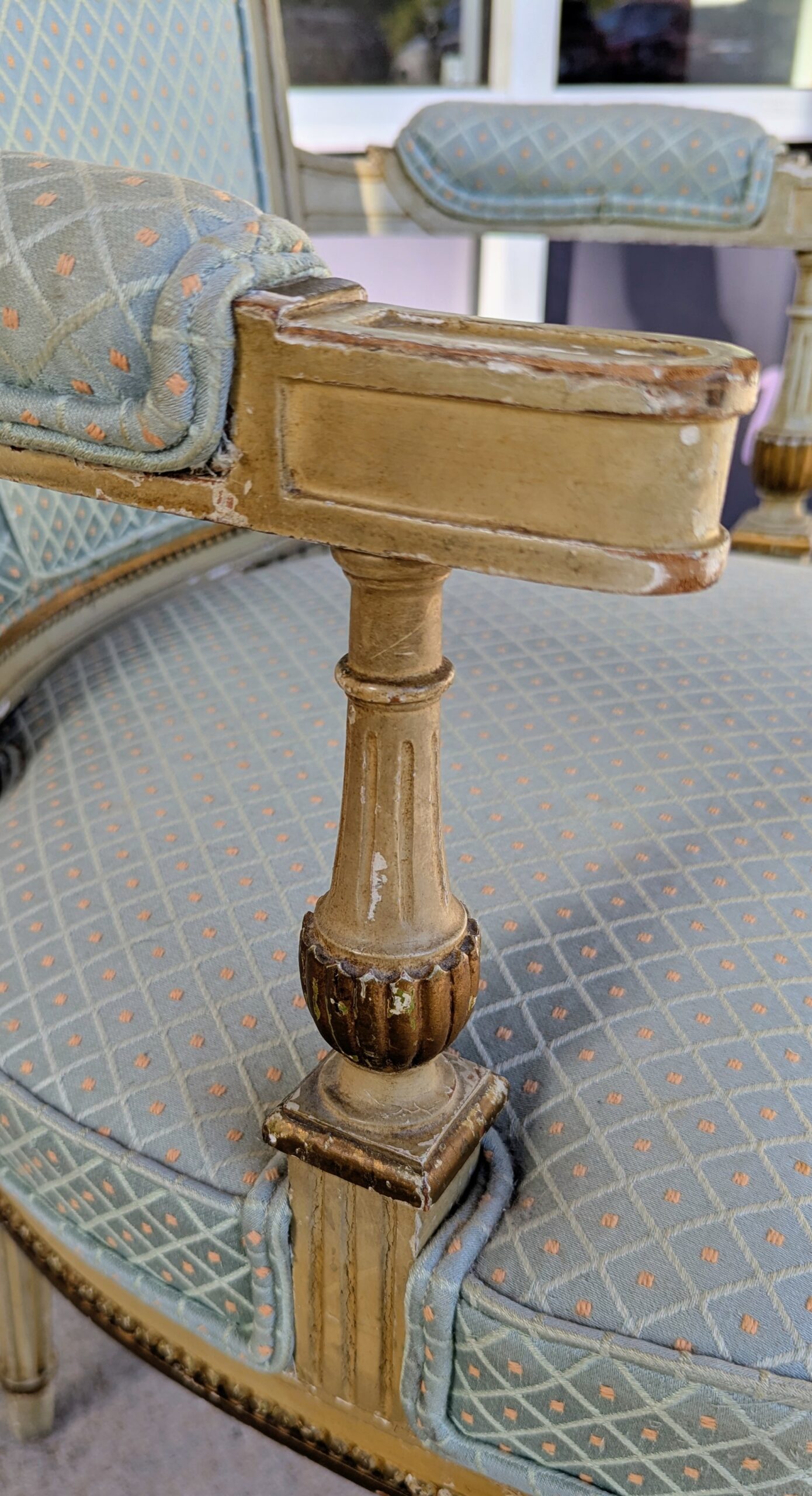 Pair Of Louis XVI Style Armchairs Pair Of Louis XVI Style Armchairs