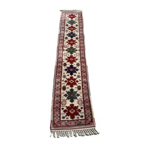 2x12 Hand-Knotted Kazak Runner