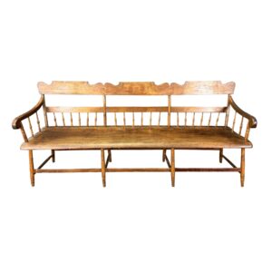 19th Century Solid Maple Bench