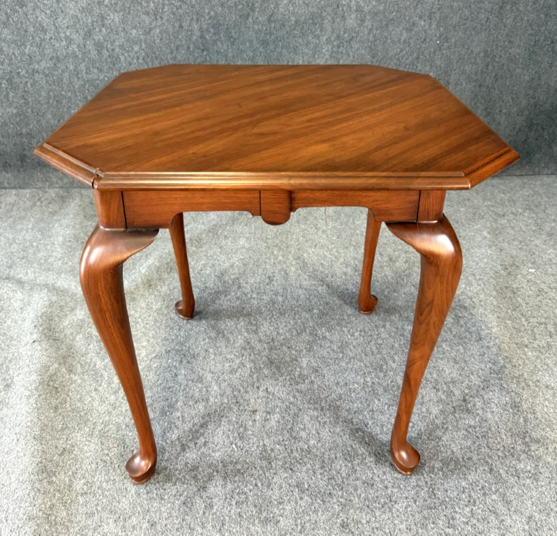 Henkel Harris Solid Cherry Drop-Side Handkerchief Table Model No. 5610 Henkel Harris Solid Cherry Drop-Side Handkerchief Table Model No. 5610
