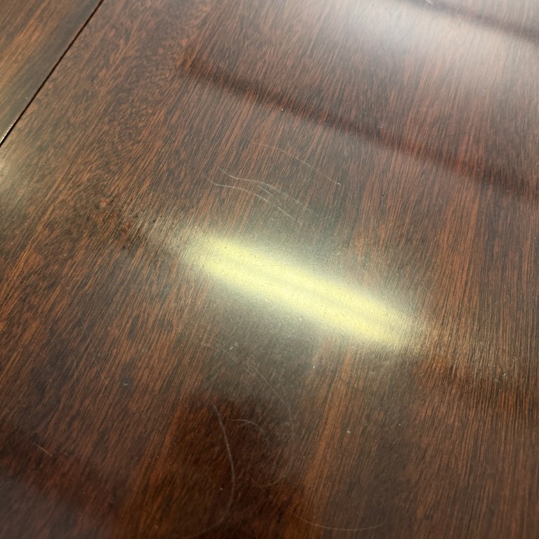 Pair of Henkel Harris Banded Top Solid Mahogany End Tables Model No. 5408 Pair of Henkel Harris Banded Top Solid Mahogany End Tables Model No. 5408